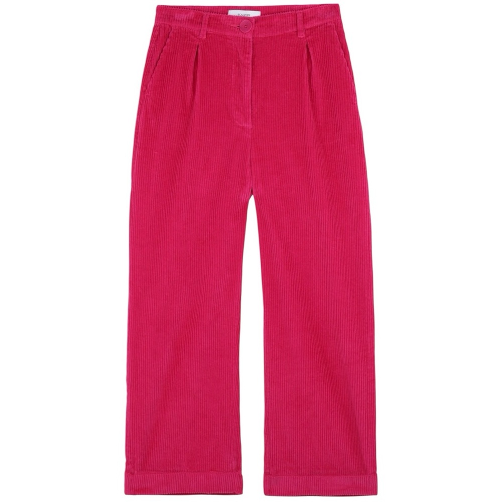 Scalpers Corduroy Culotte Trouser Pants Hot Pink Size XS